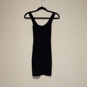 Black tight dress